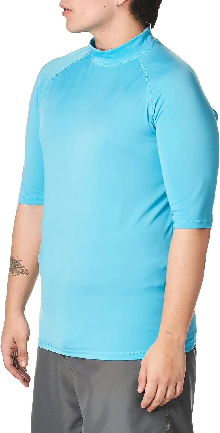 Kanu Surf Fiji Rashguard for Men UPF 50  Sun Protection Swim Shirts Rash Guard for Men