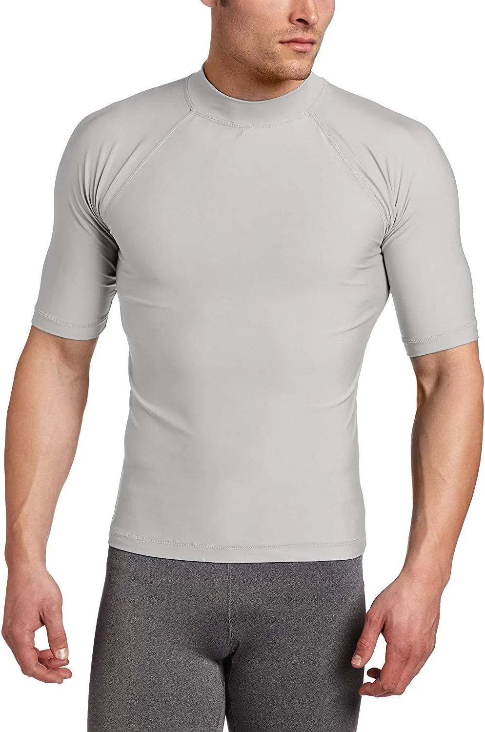 Kanu Surf Fiji Rashguard for Men UPF 50  Sun Protection Swim Shirts Rash Guard for Men