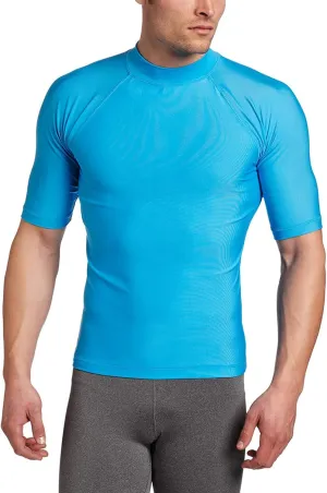 Kanu Surf Fiji Rashguard for Men UPF 50  Sun Protection Swim Shirts Rash Guard for Men