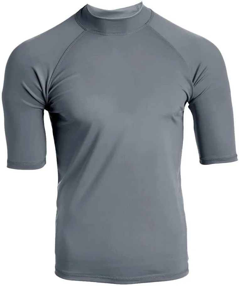 Kanu Surf Fiji Rashguard for Men UPF 50  Sun Protection Swim Shirts Rash Guard for Men