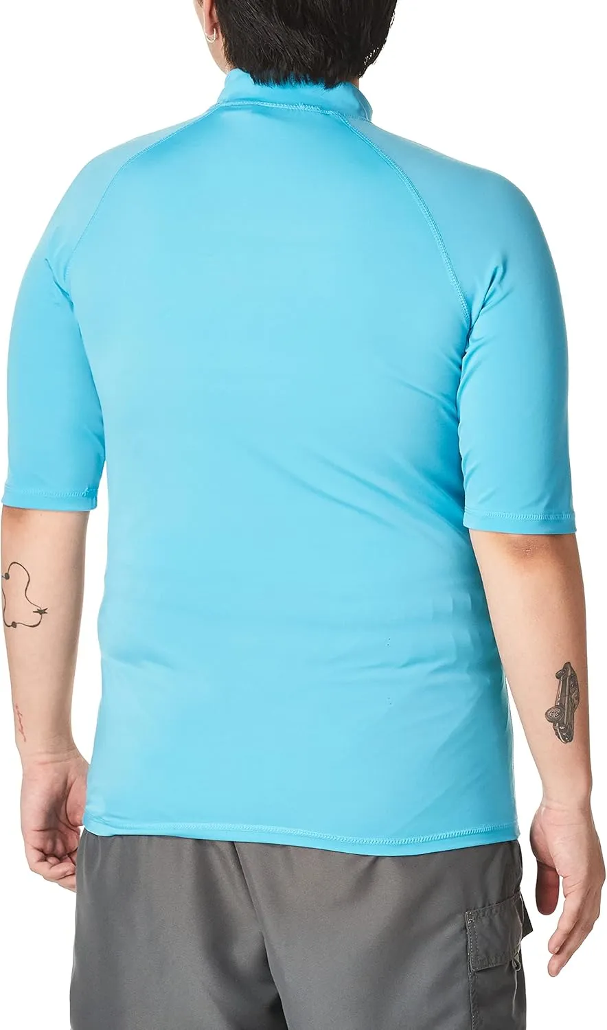 Kanu Surf Fiji Rashguard for Men UPF 50  Sun Protection Swim Shirts Rash Guard for Men