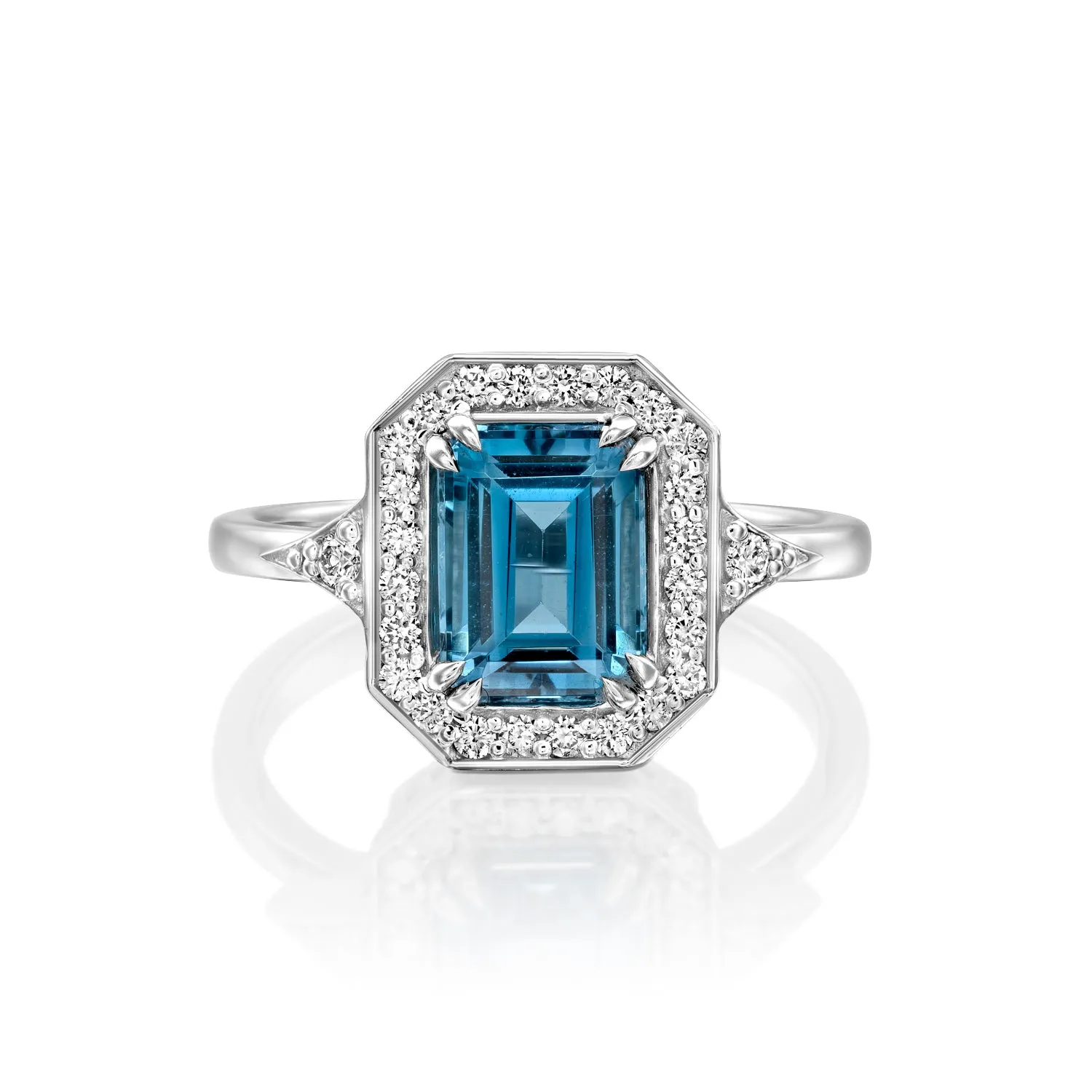 Katerina Ring With Blue Topaz