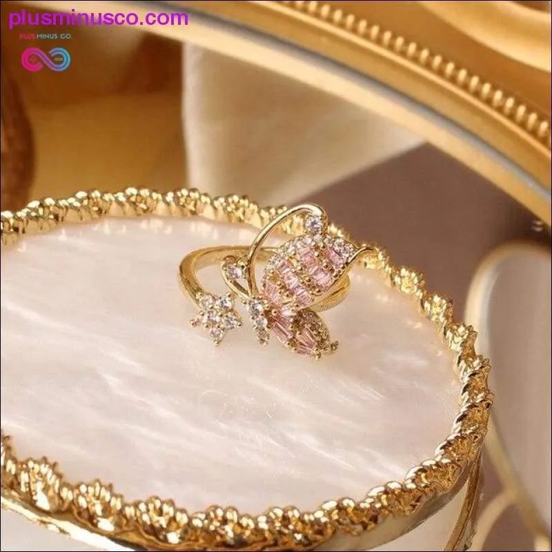 Korean new design fashion jewelry smart fairy copper inlaid