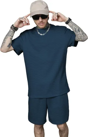 KUYIGO 2 Pieces Outfits Summer Tracksuit Sweatsuits Short Sleeve T-Shirts and Shorts Sets for Generation Z