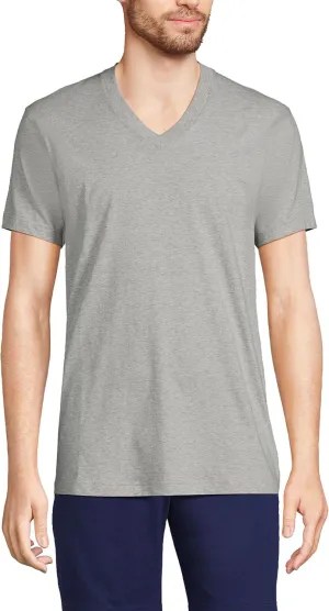 Lands' End Men's V-Neck Undershirt 3 Pack