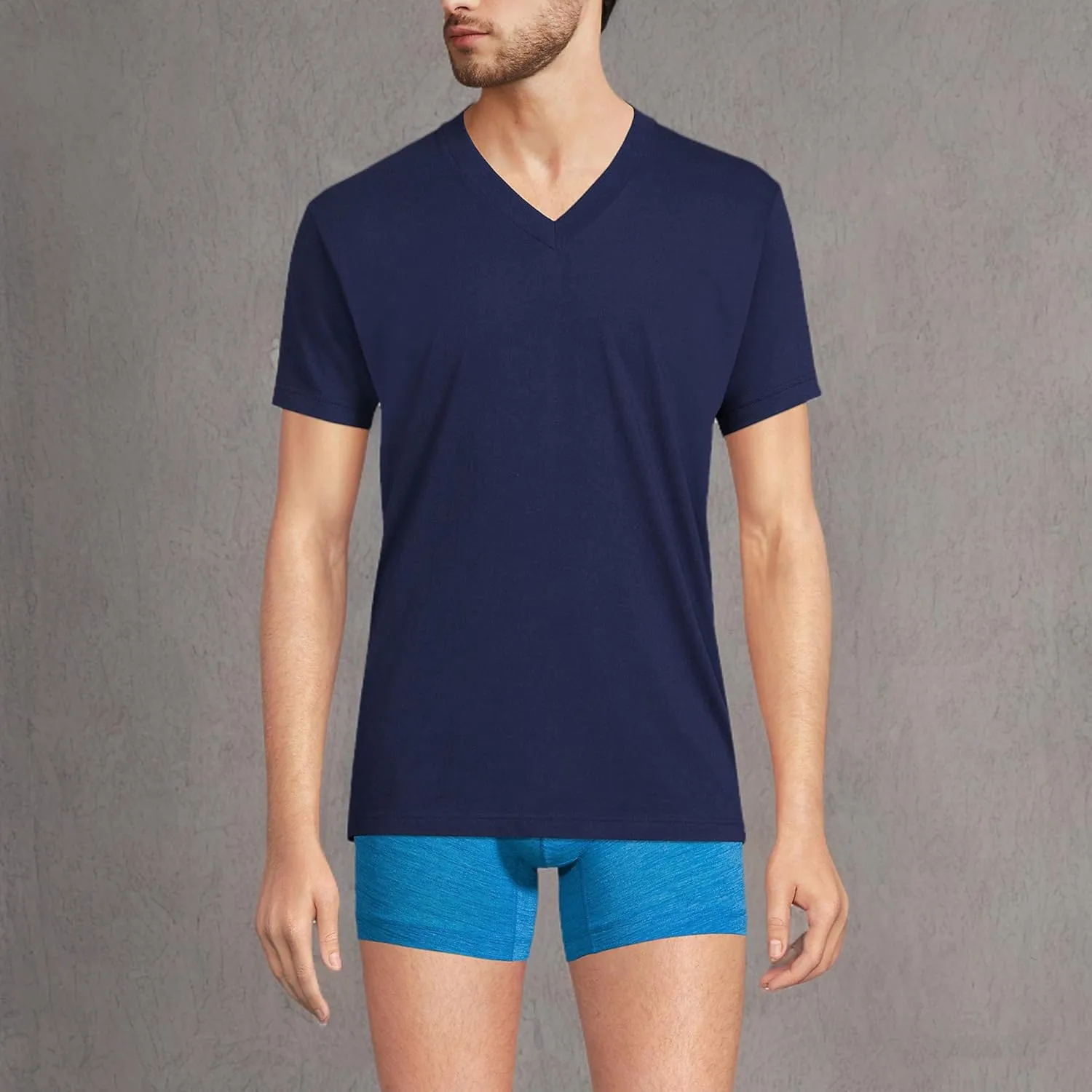 Lands' End Men's V-Neck Undershirt 3 Pack