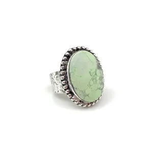 Lemon Chrysoprase Ring