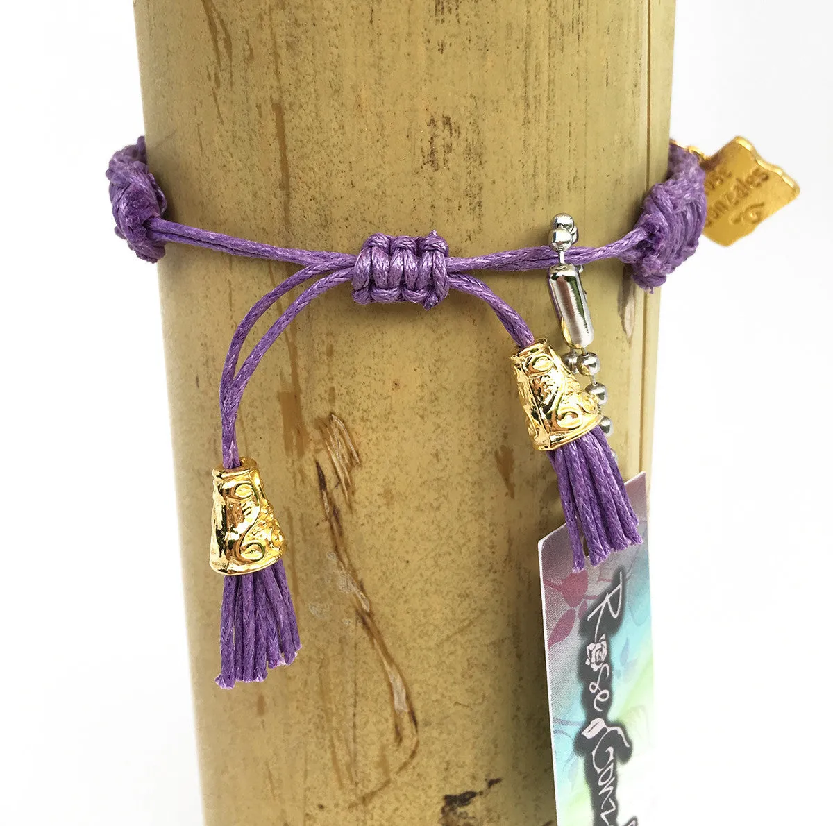 Lindsey Friendship Bracelet in Purple