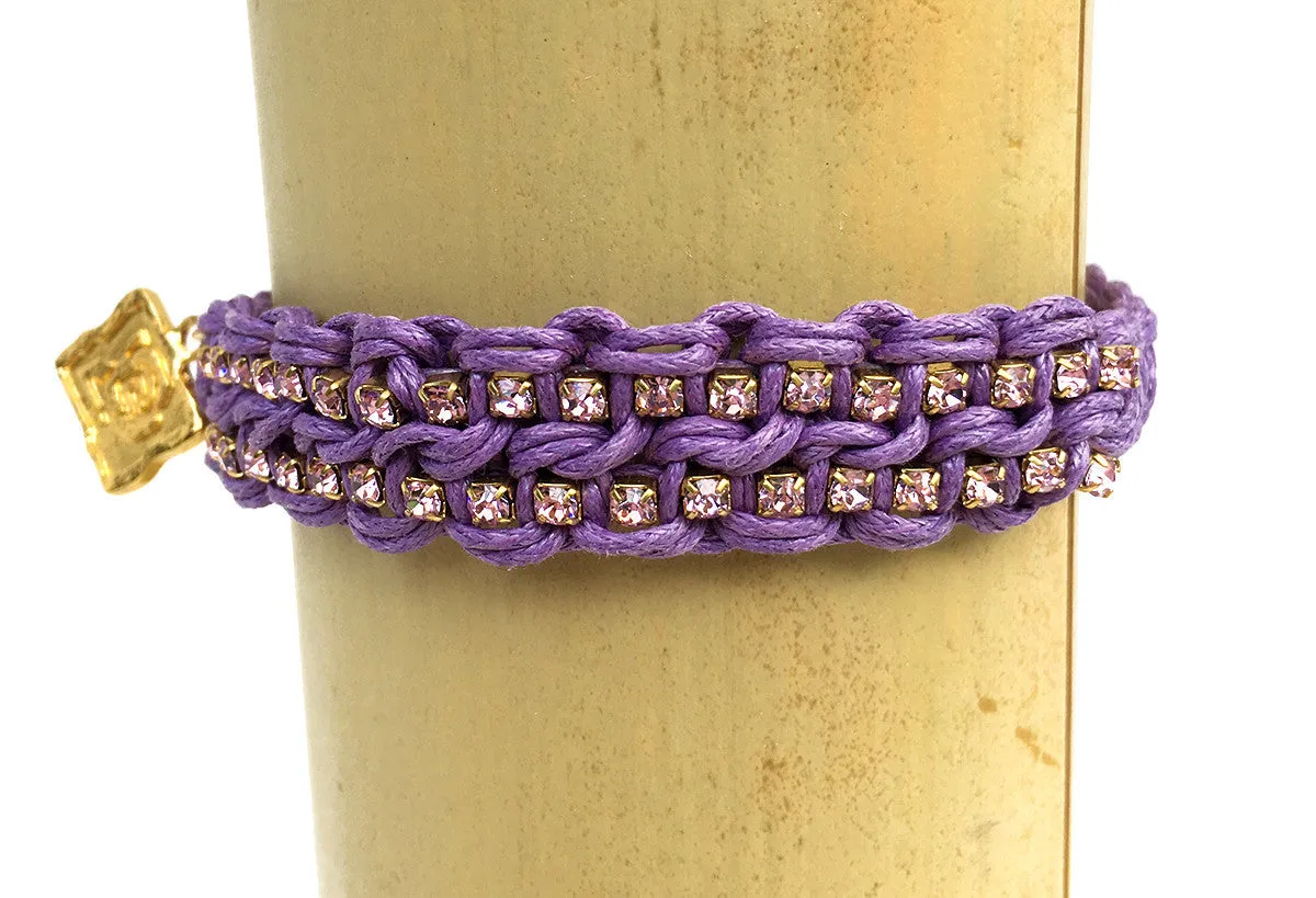 Lindsey Friendship Bracelet in Purple