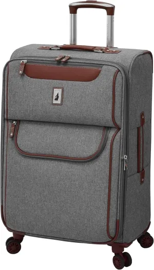 London Fog Westminster 25" Expandable Spinner Grey