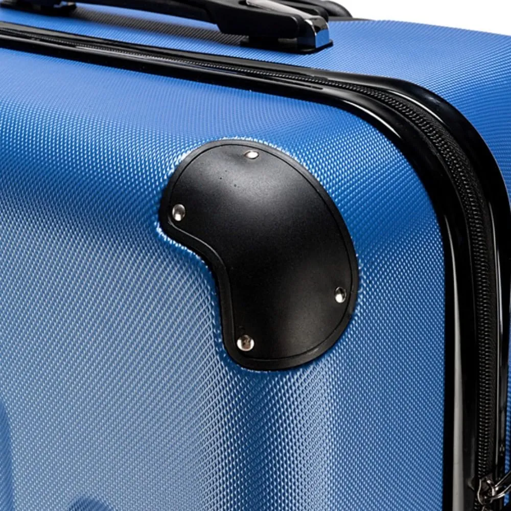 Luggage Sets 3 Piece With Spinner Wheel, Luggage 3 Piece Set Expandable ABS Durable Suitcase, TSA Lock Travel Luggage For Men And Women 20"/24"/28" (Blue)