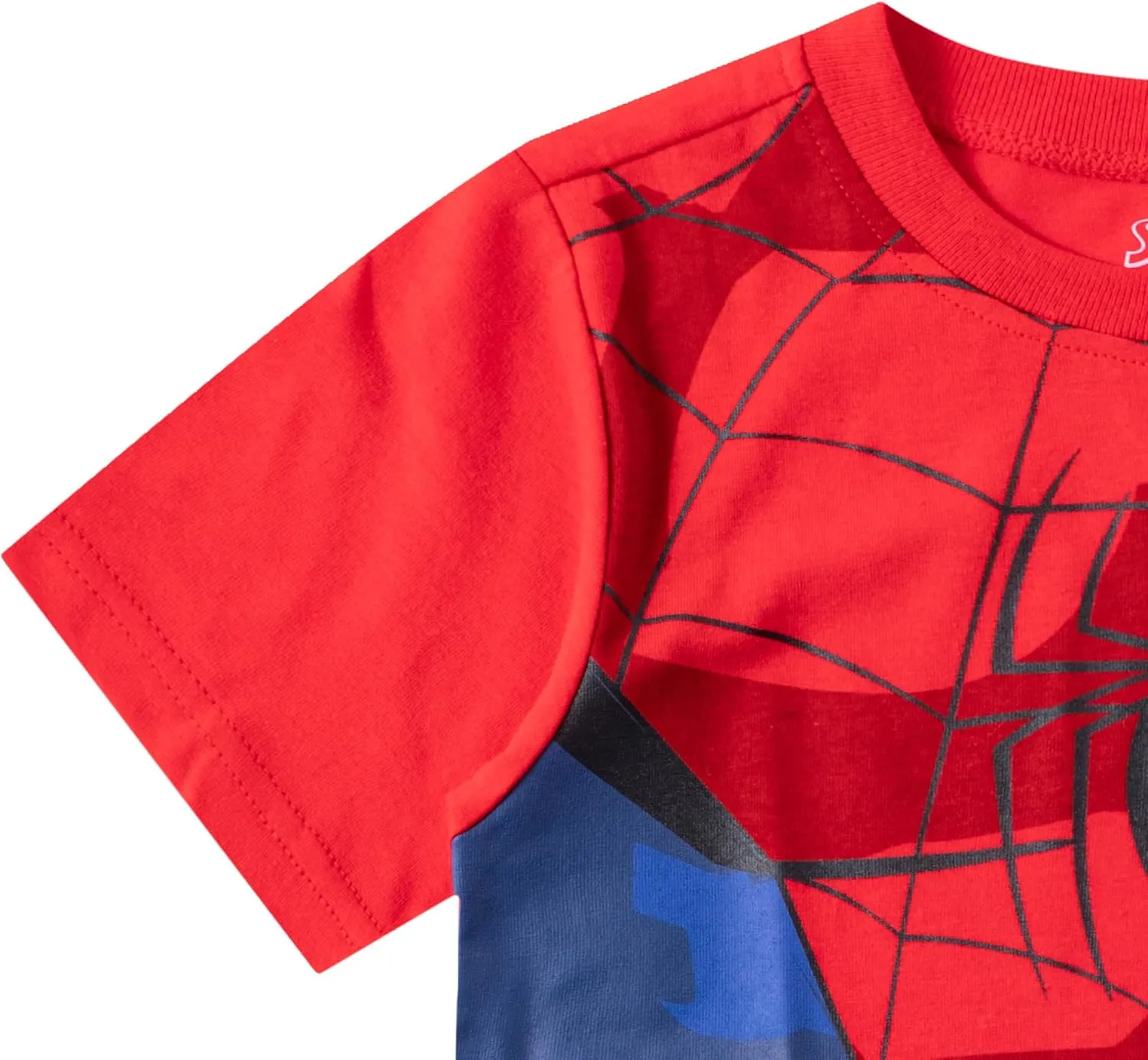 Marvel Avengers Spider-Man Boys T-Shirt and Short Set for Toddler and Little Kids  Blue/Red