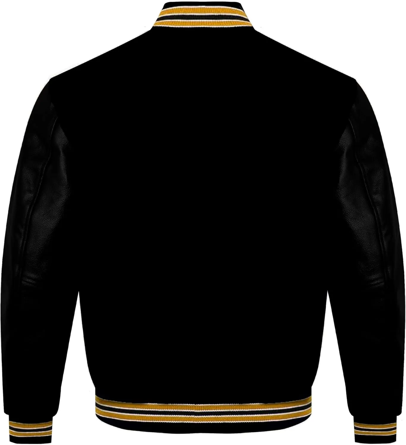 Mens Varsity Jacket Wool Body Leather Sleeves Custom Letterman Bomber for Team & School