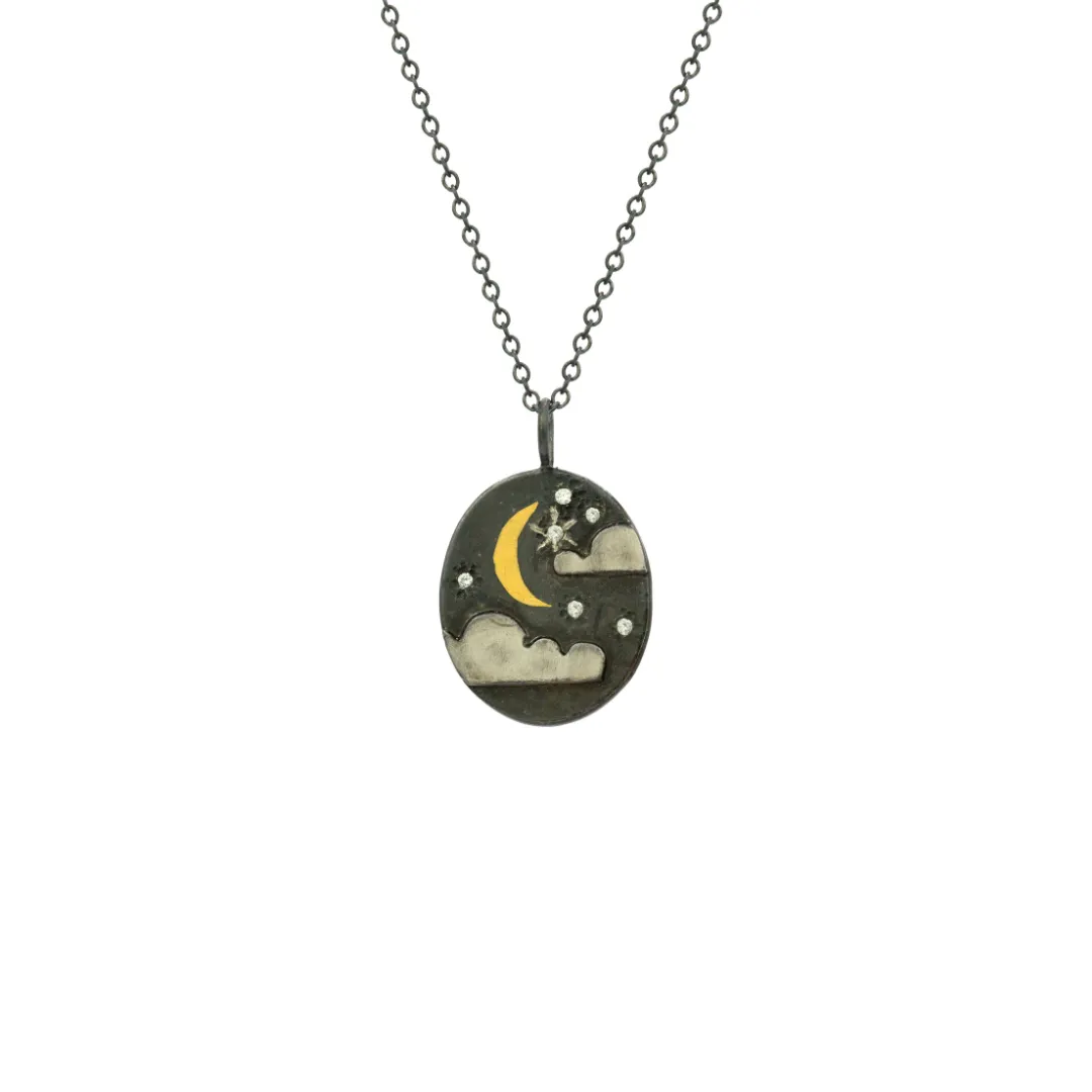 Midnight Moon Pendant