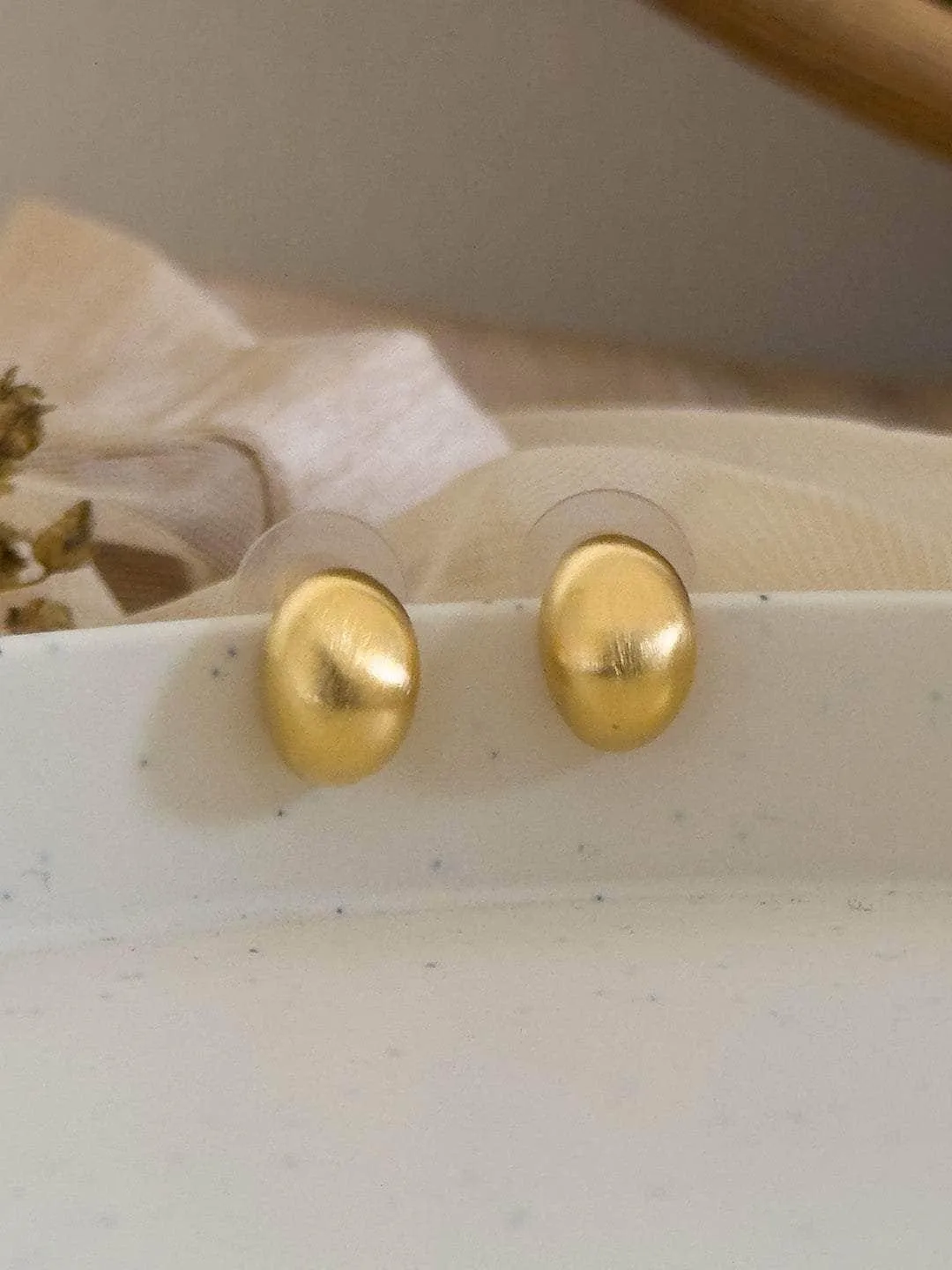 Minimal Daily Wear Ball Earrings