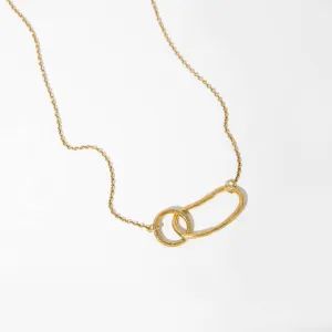 MULXIPLY - Pool Minimal Necklace | Brass