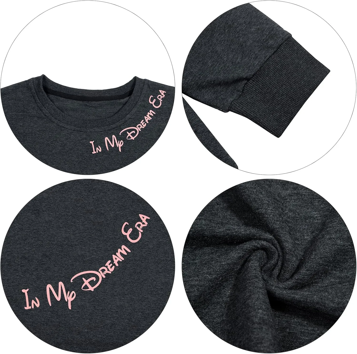 MYHALF Believe In The Magic Sweatshirt Women Crewneck Magic Pullover Shirt Family Vacation Castle Graphic Tops
