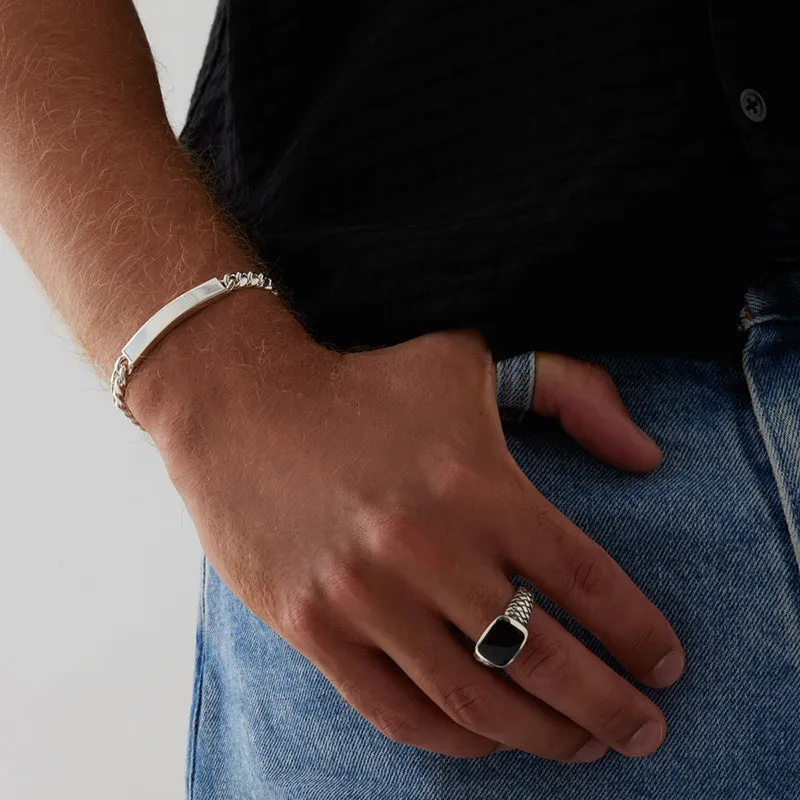 NAVIGATOR ONYX MENS RING