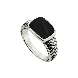 NAVIGATOR ONYX MENS RING