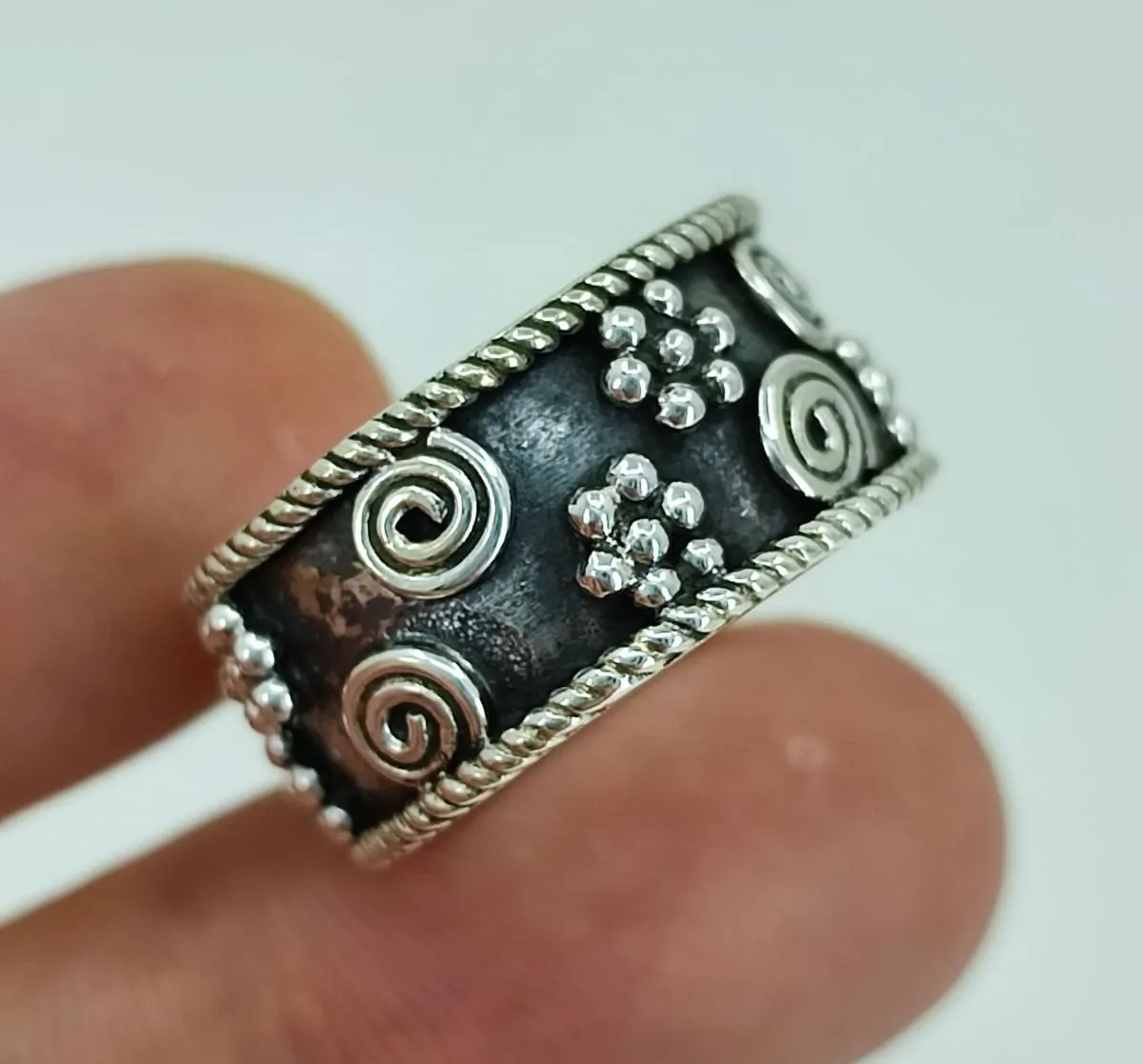 Navya Craft 925 Sterling Silver Ring Band Size 3-13 US