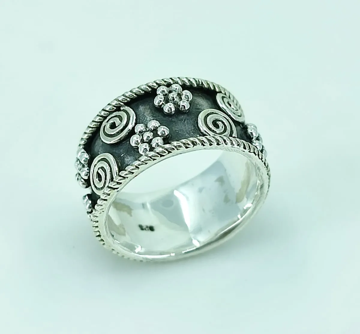 Navya Craft 925 Sterling Silver Ring Band Size 3-13 US