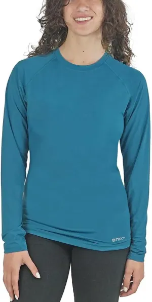 NIXY Women's Long Sleeve Shirt Rash Guard - UPF50  Sun Protection, Quick Dry, Super Light and Soft