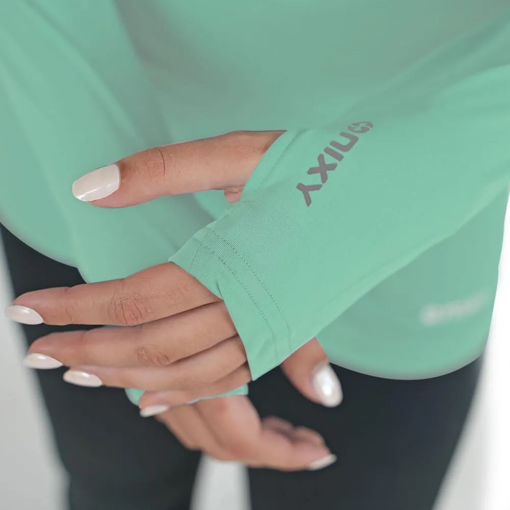 NIXY Women's Long Sleeve Shirt Rash Guard - UPF50  Sun Protection, Quick Dry, Super Light and Soft