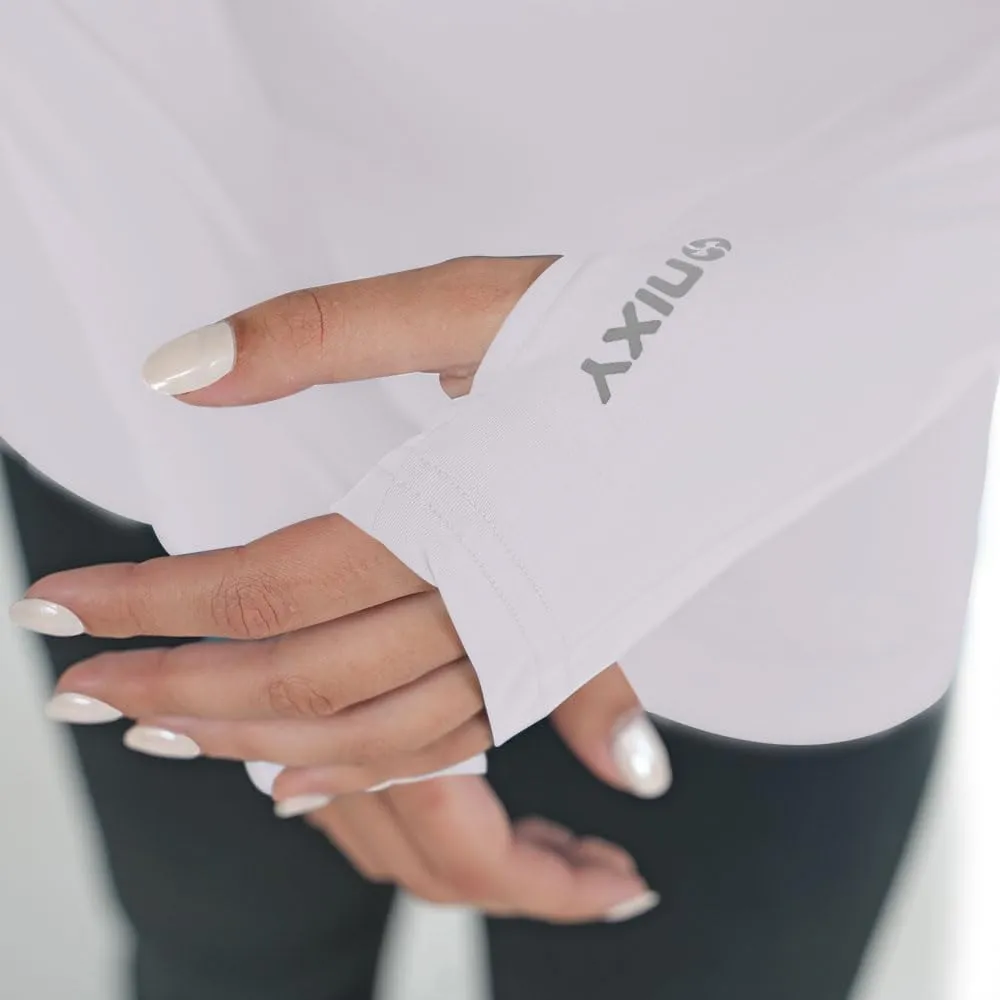 NIXY Women's Long Sleeve Shirt Rash Guard - UPF50  Sun Protection, Quick Dry, Super Light and Soft