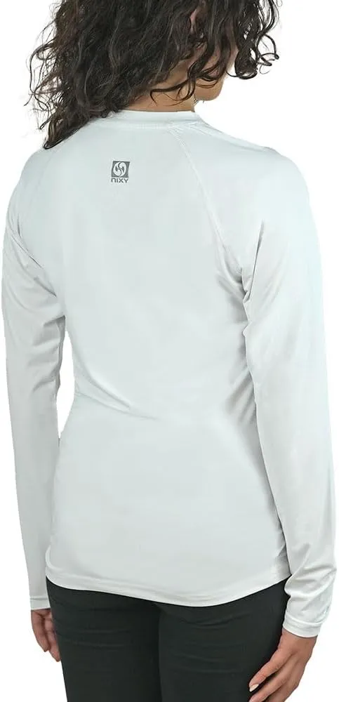 NIXY Women's Long Sleeve Shirt Rash Guard - UPF50  Sun Protection, Quick Dry, Super Light and Soft