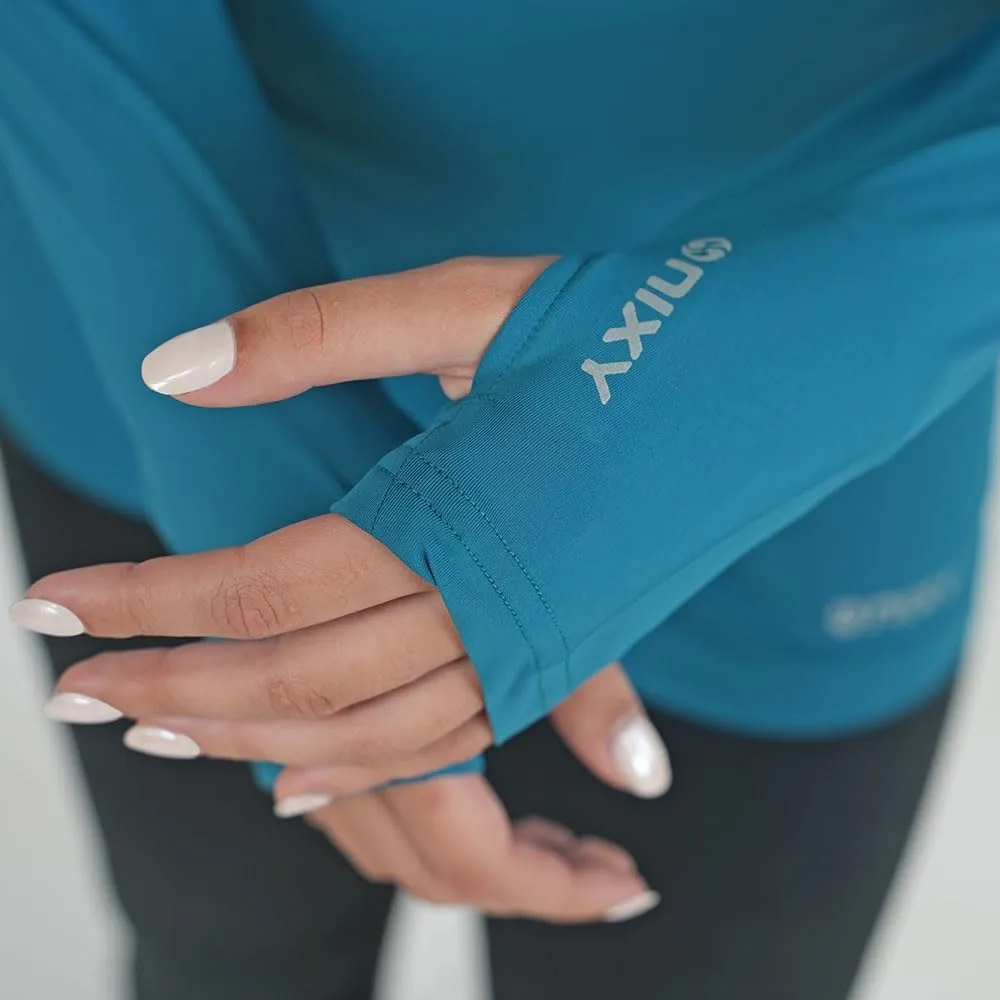 NIXY Women's Long Sleeve Shirt Rash Guard - UPF50  Sun Protection, Quick Dry, Super Light and Soft
