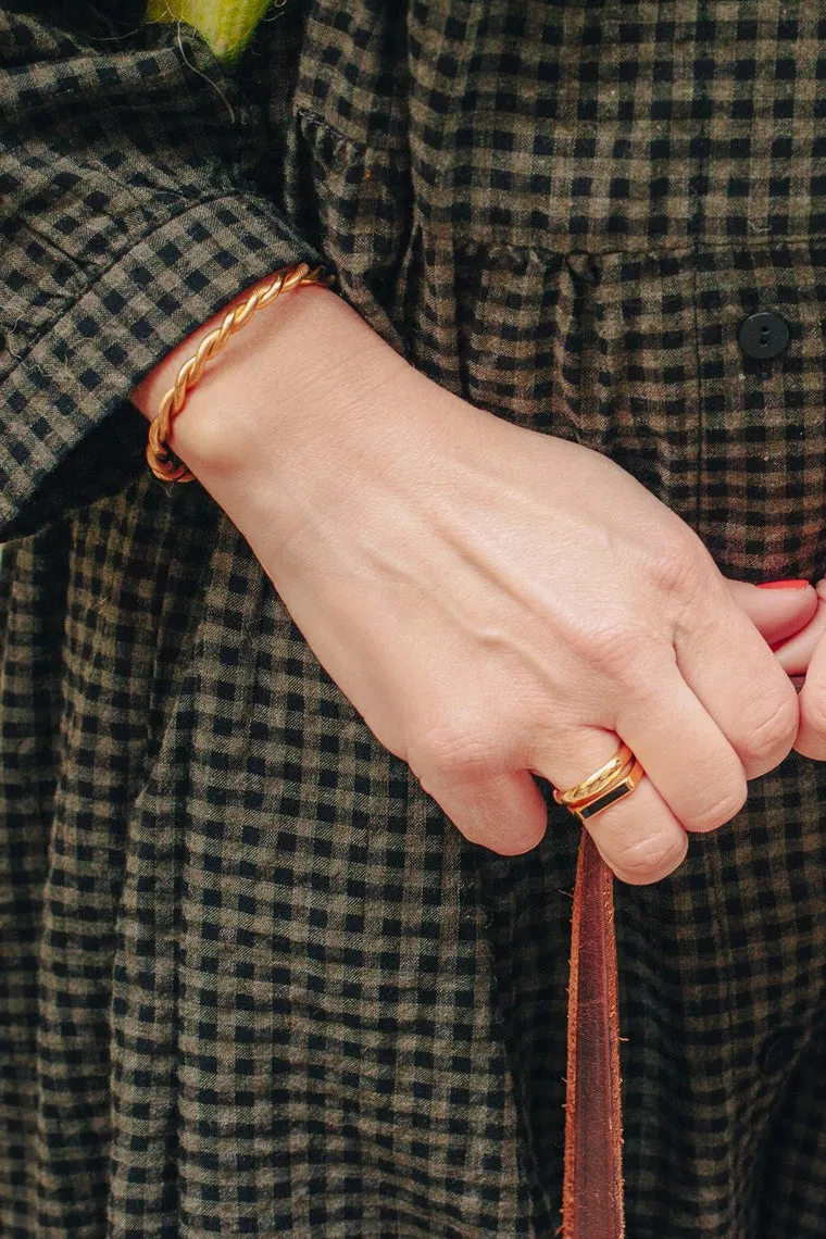 Nordic Muse Twist Cuff Bangle