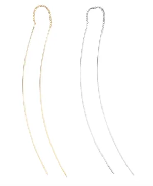 Pine Needle Through Earrings