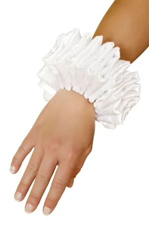 Roma Ruffled wrist cuffs  - Costume Accessory