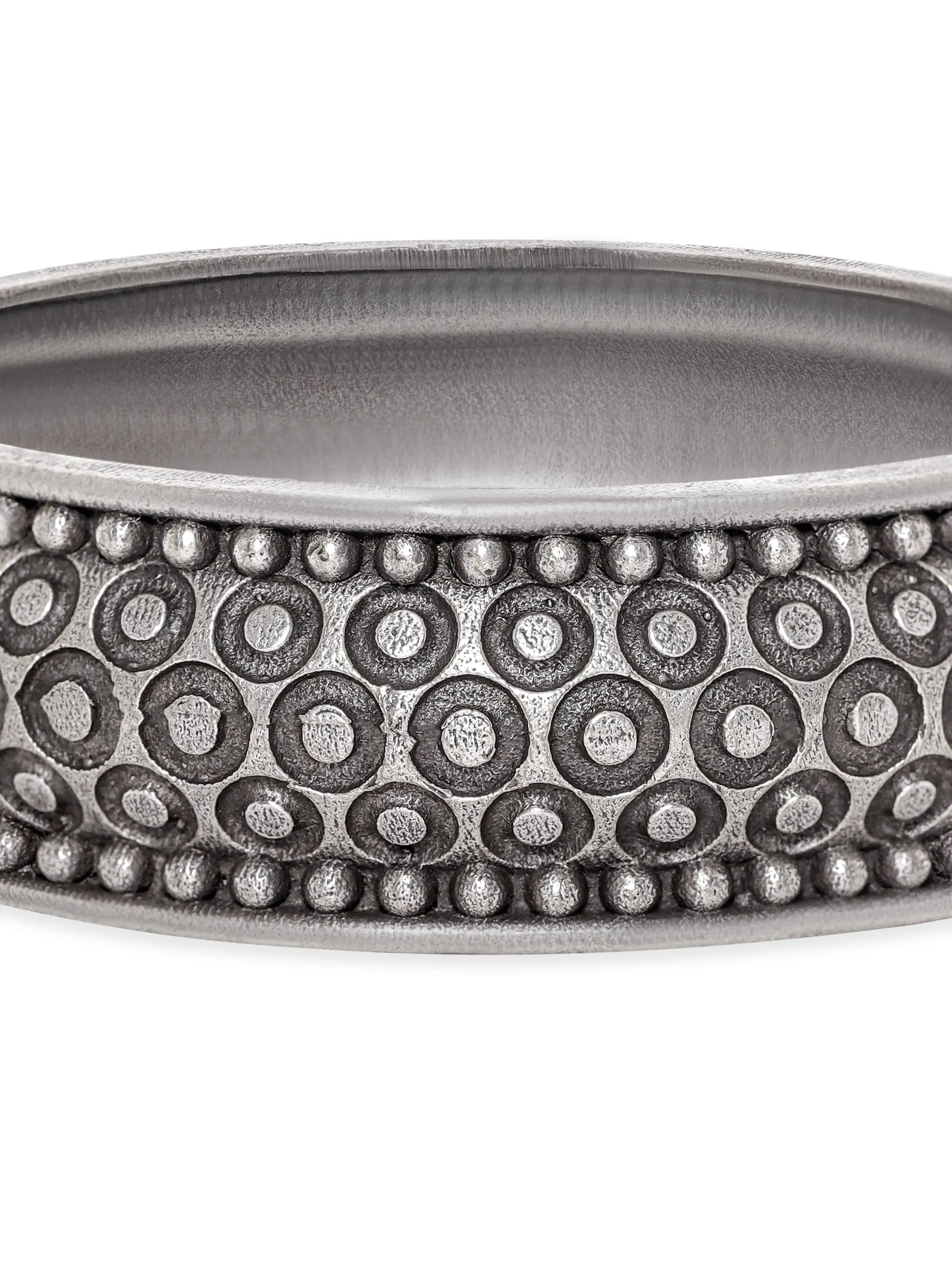 Rubans Silver-Plated Bangle-Style Bracelet