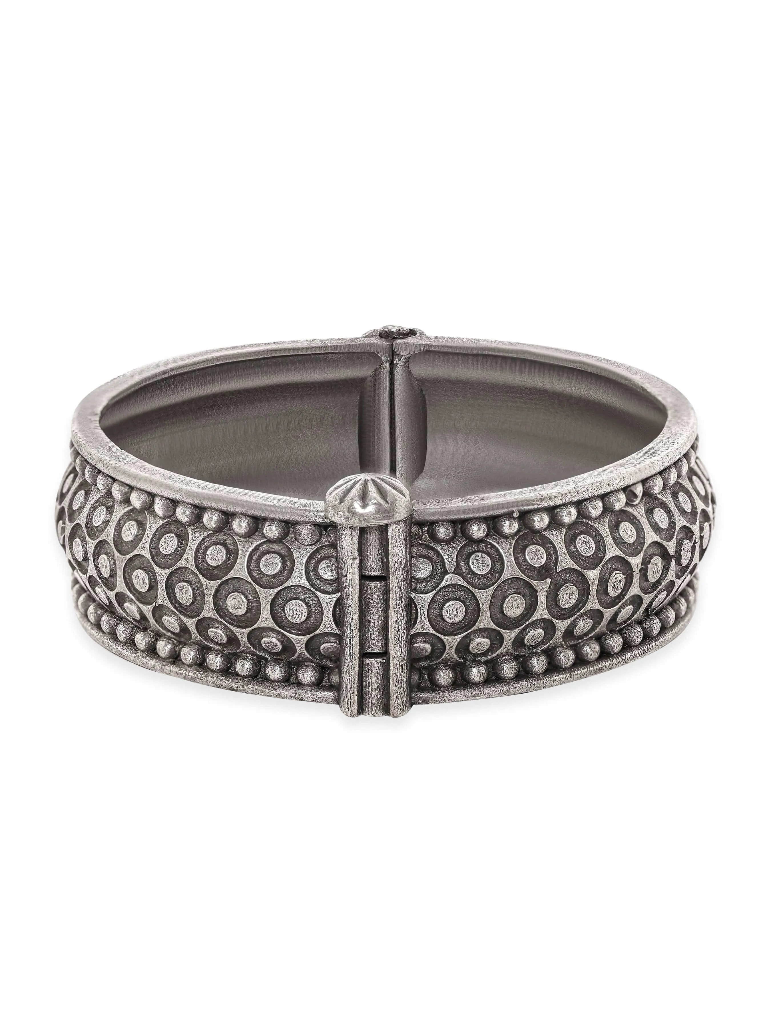 Rubans Silver-Plated Bangle-Style Bracelet