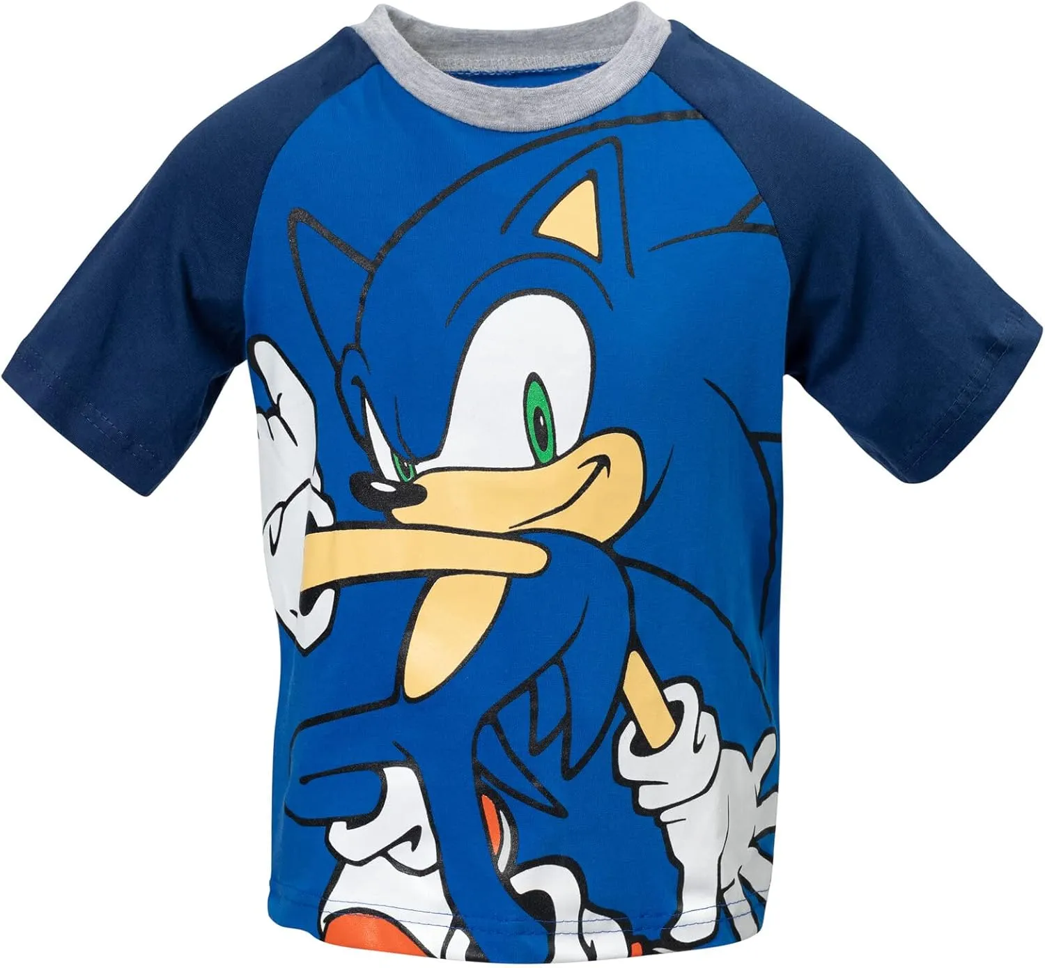 SEGA Sonic the Hedgehog Boys Graphic T-Shirt and French Terry Shorts Set