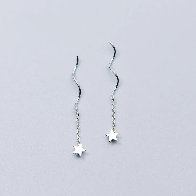 Shooting Stars Minimal Earrings