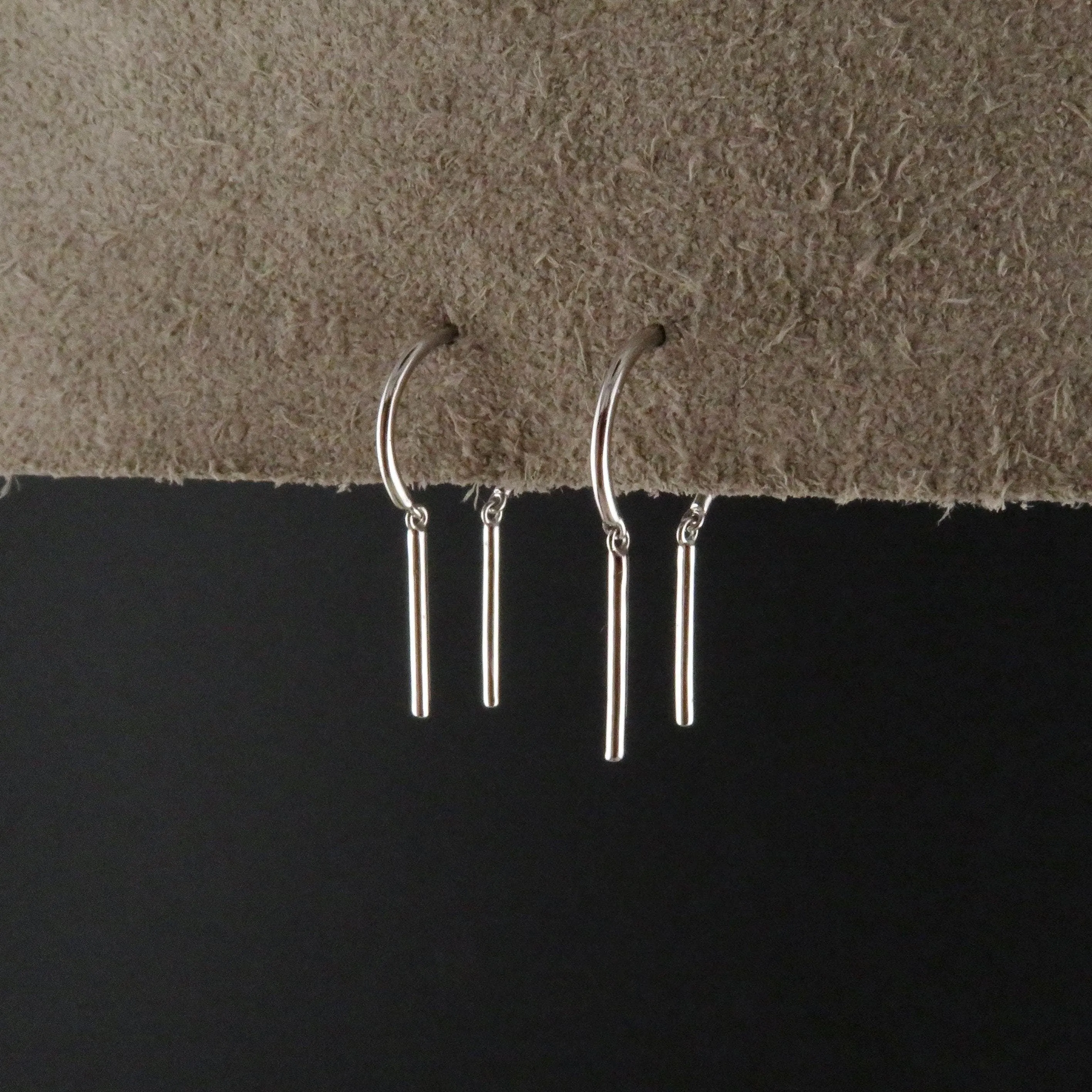 Silver Simple Threader Earrings