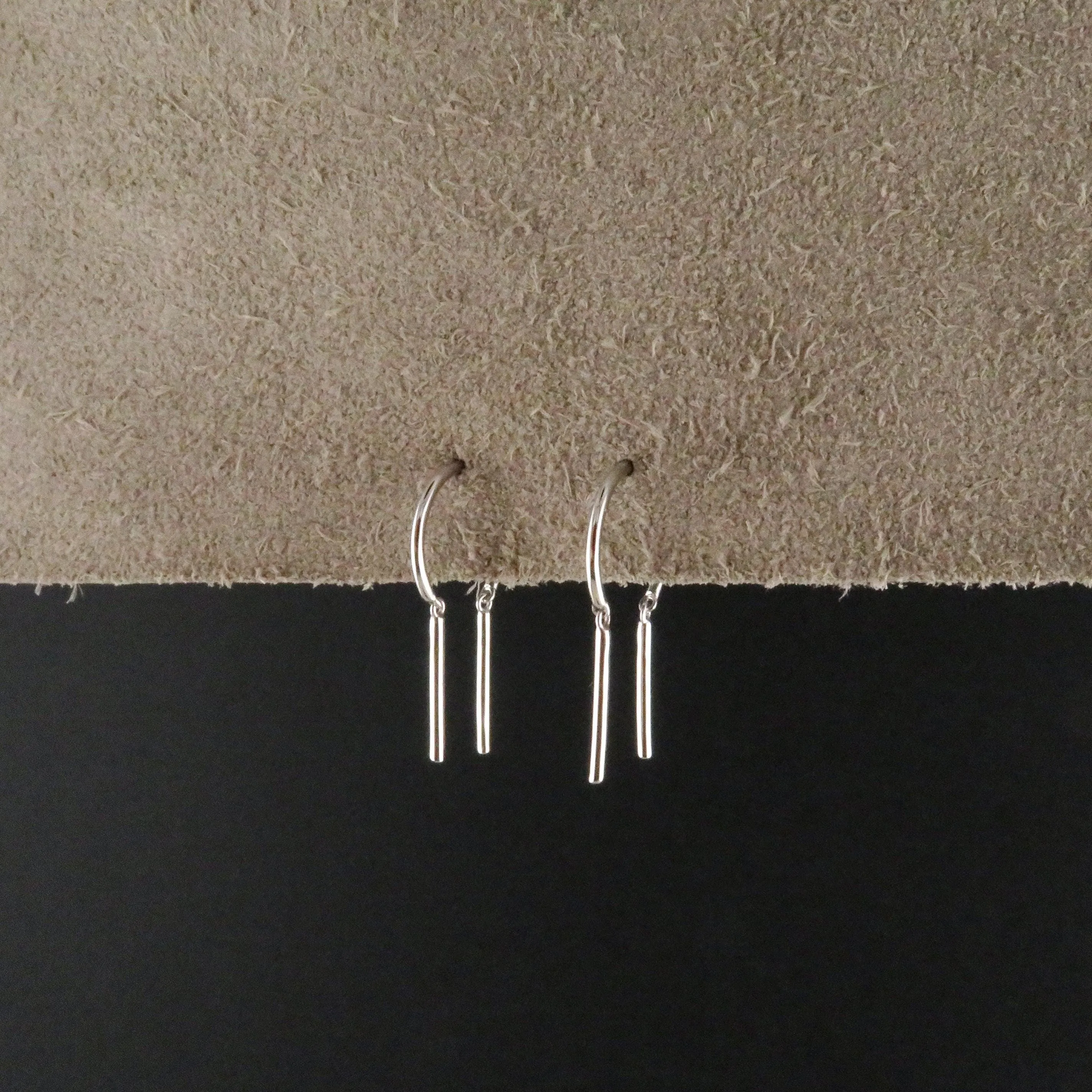 Silver Simple Threader Earrings