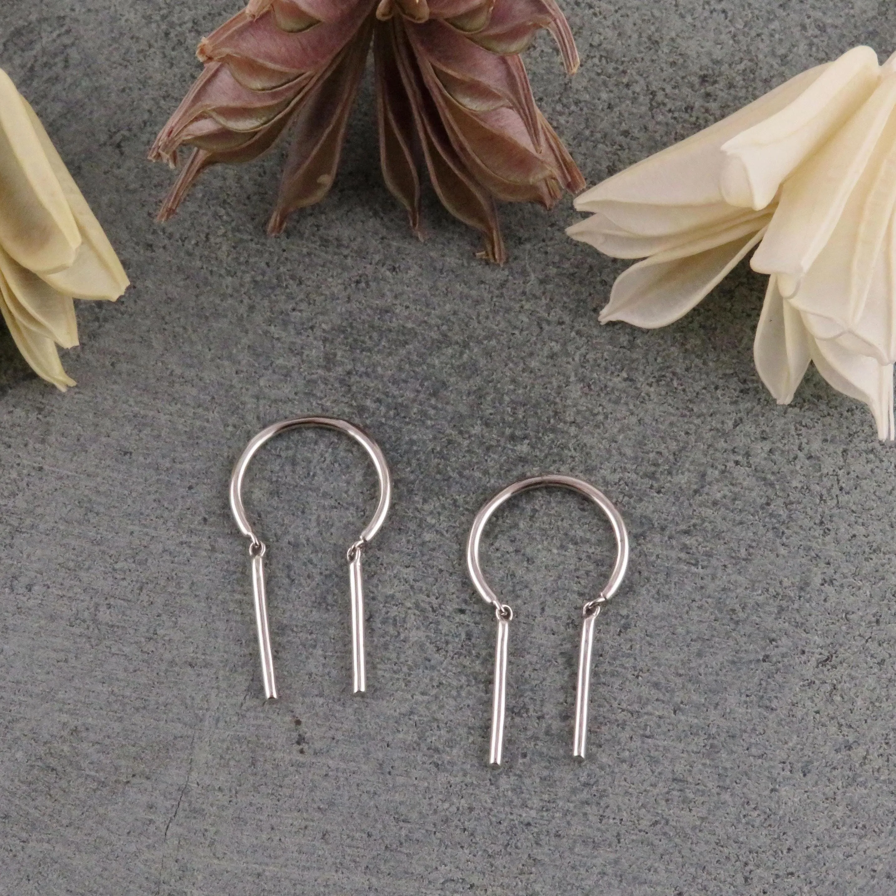 Silver Simple Threader Earrings