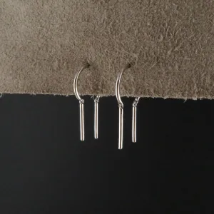 Silver Simple Threader Earrings