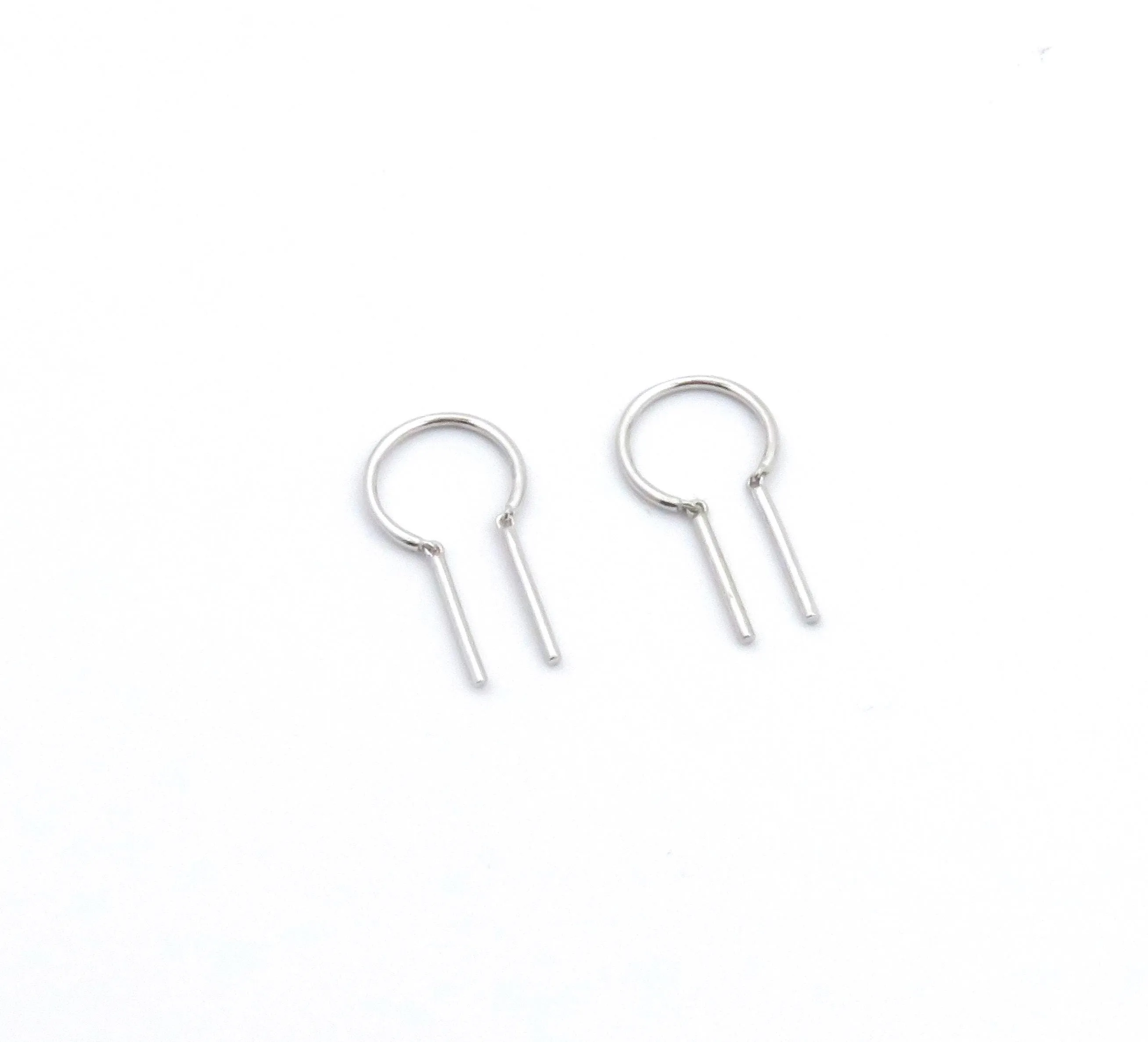 Silver Simple Threader Earrings