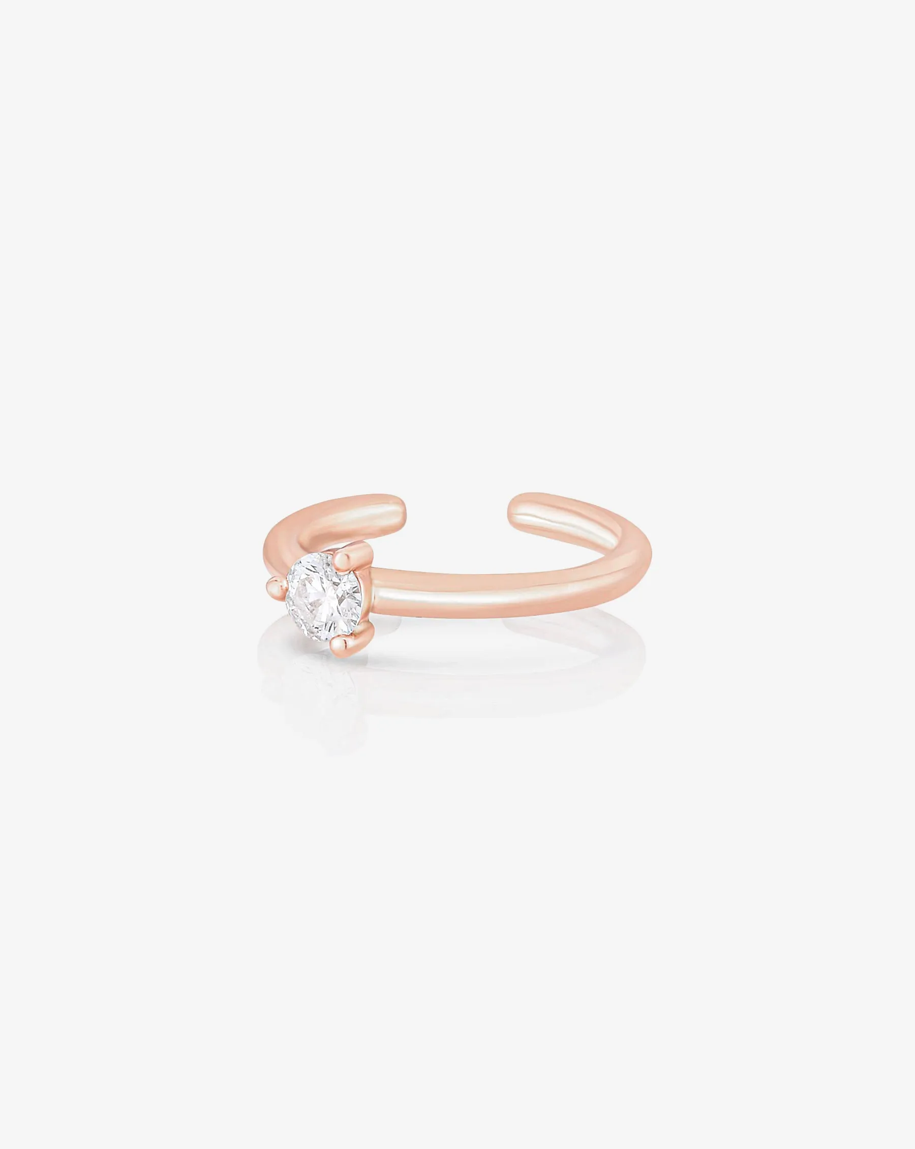 Single Diamond Ear Cuff