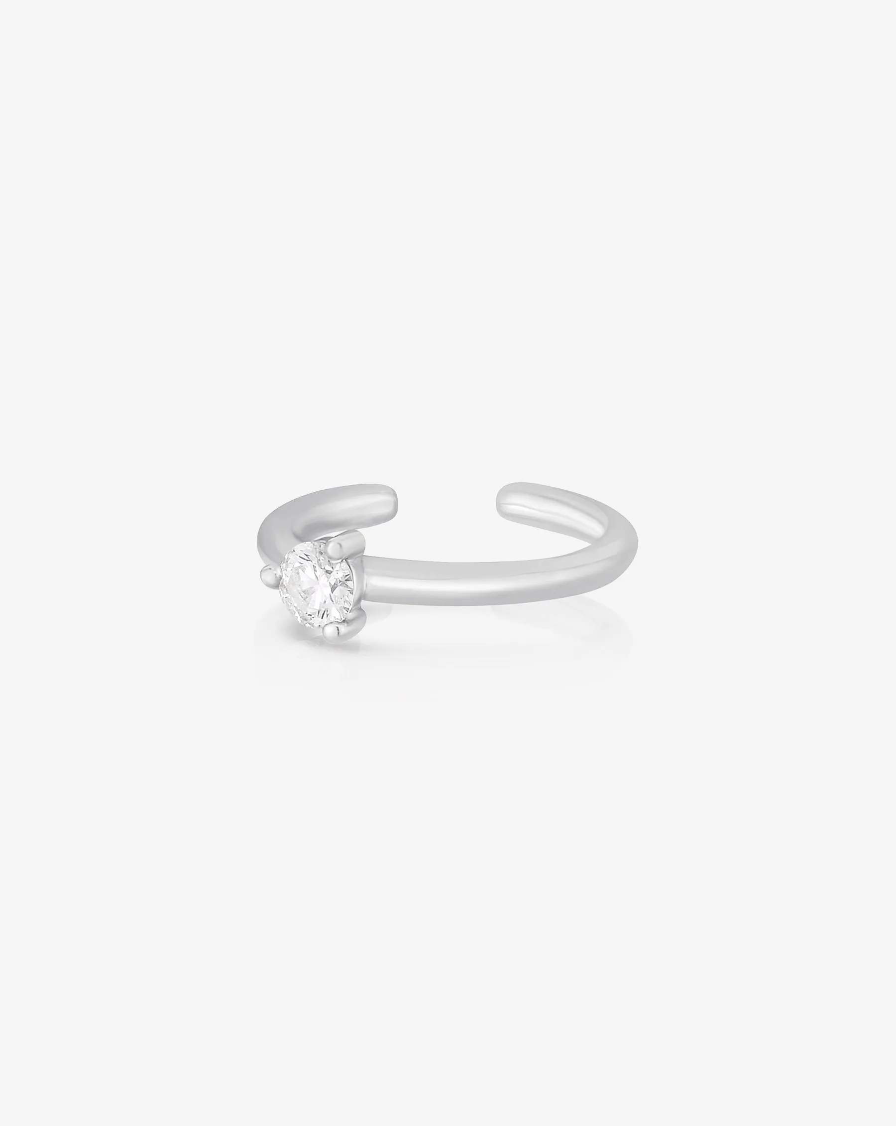 Single Diamond Ear Cuff