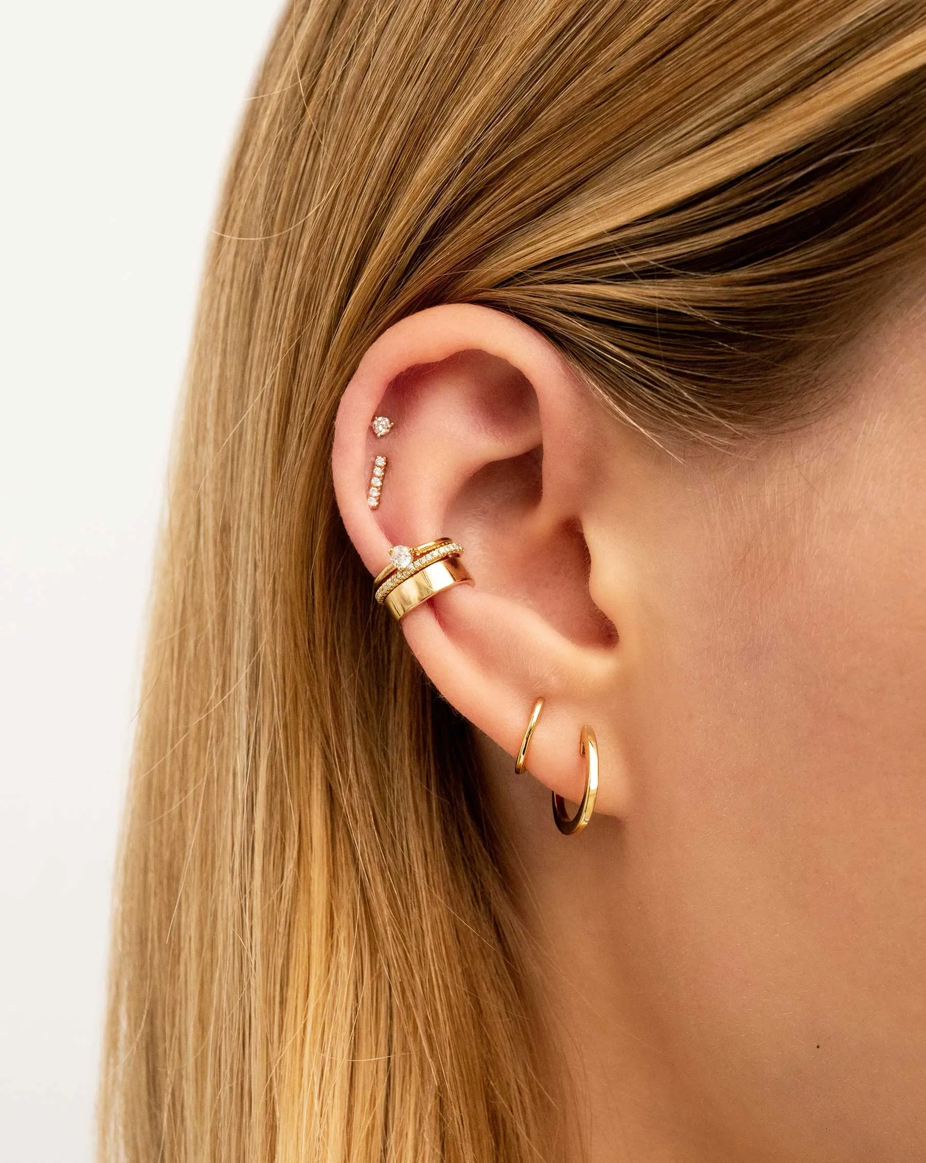 Single Diamond Ear Cuff
