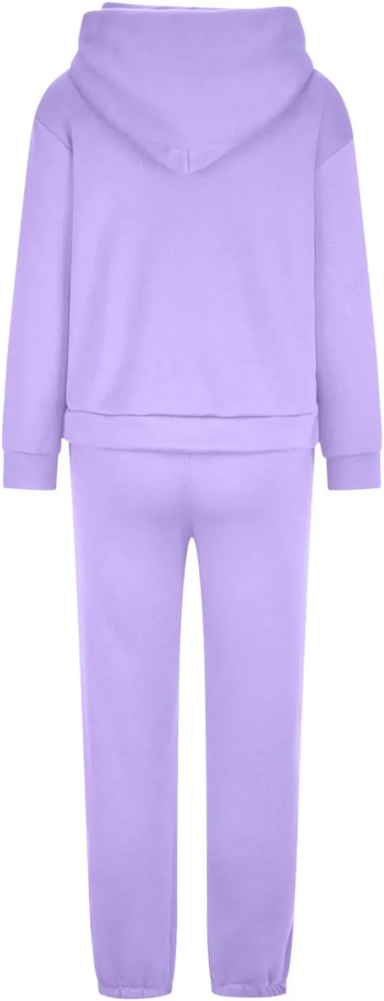 SMIDOW Sweatshirt Sets for Women Hoodie Sweatshirt Matching Sweatpants Lounge Set Fashion Loungewear Y2K Clothes