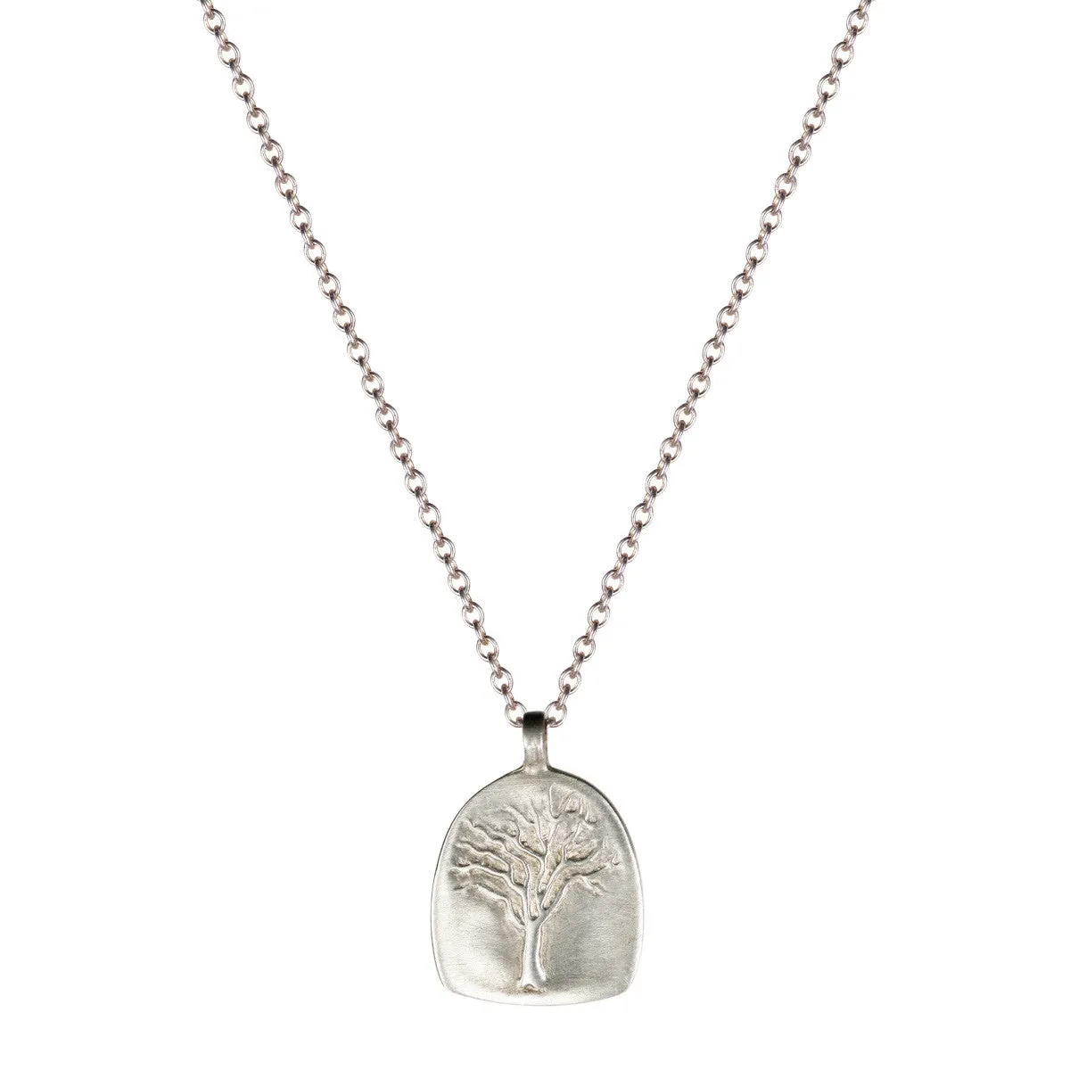 Sterling Silver Repouss̩é Tree Pendant