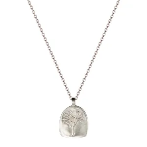 Sterling Silver Repouss̩é Tree Pendant