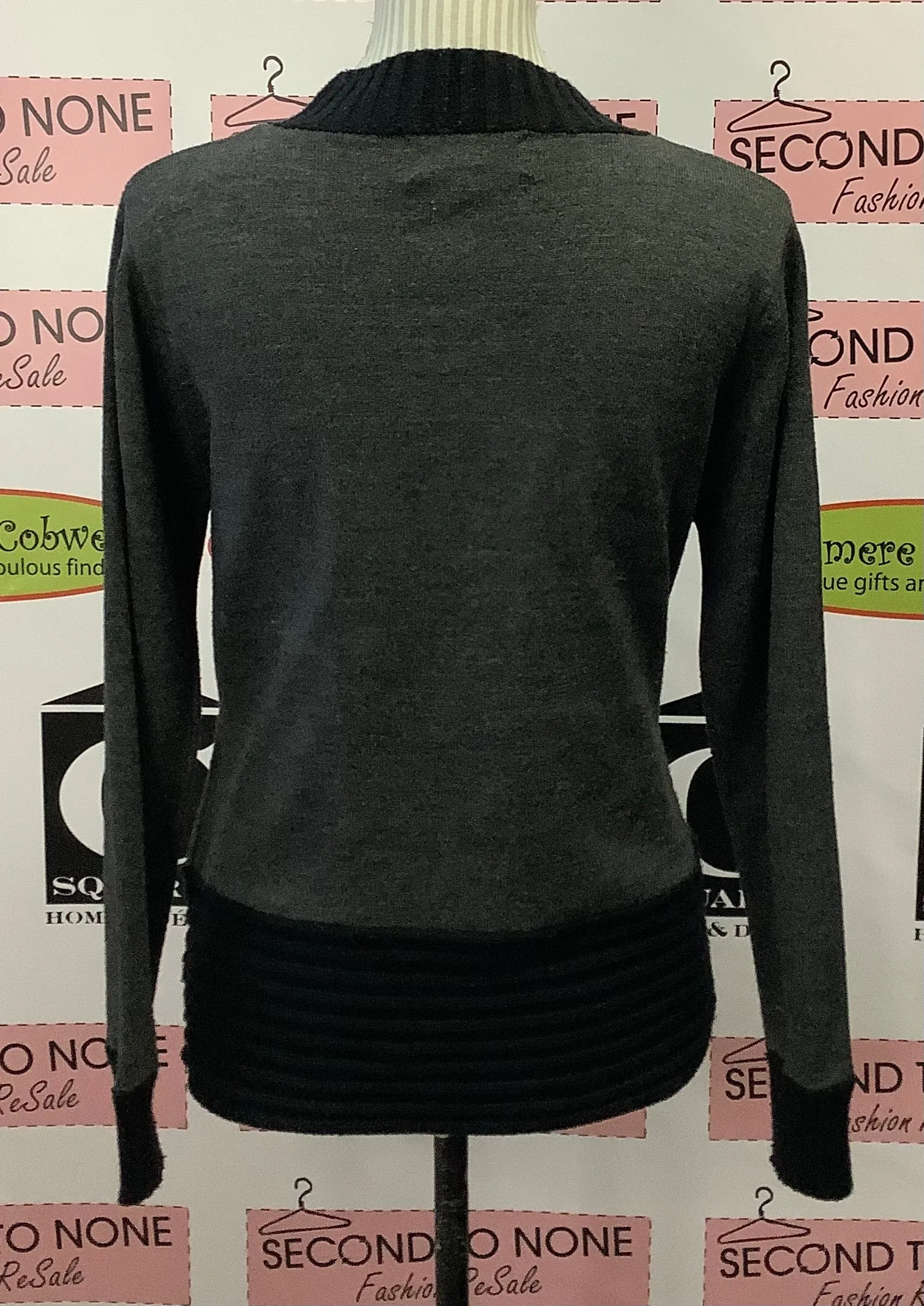 Studded Knit Top (Size S)
