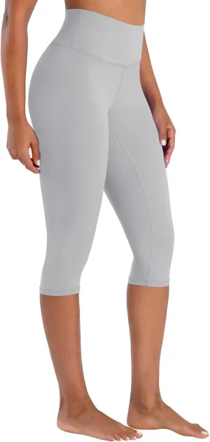 Sunzel Sunzfly Capri Leggings for Women, High Waisted Yoga Pants with Tummy Control for Workout Running Gym